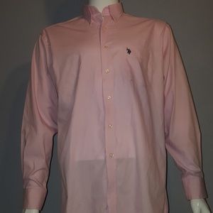 US Polo Assn Men's Button Down Dress Shirt Pre Own